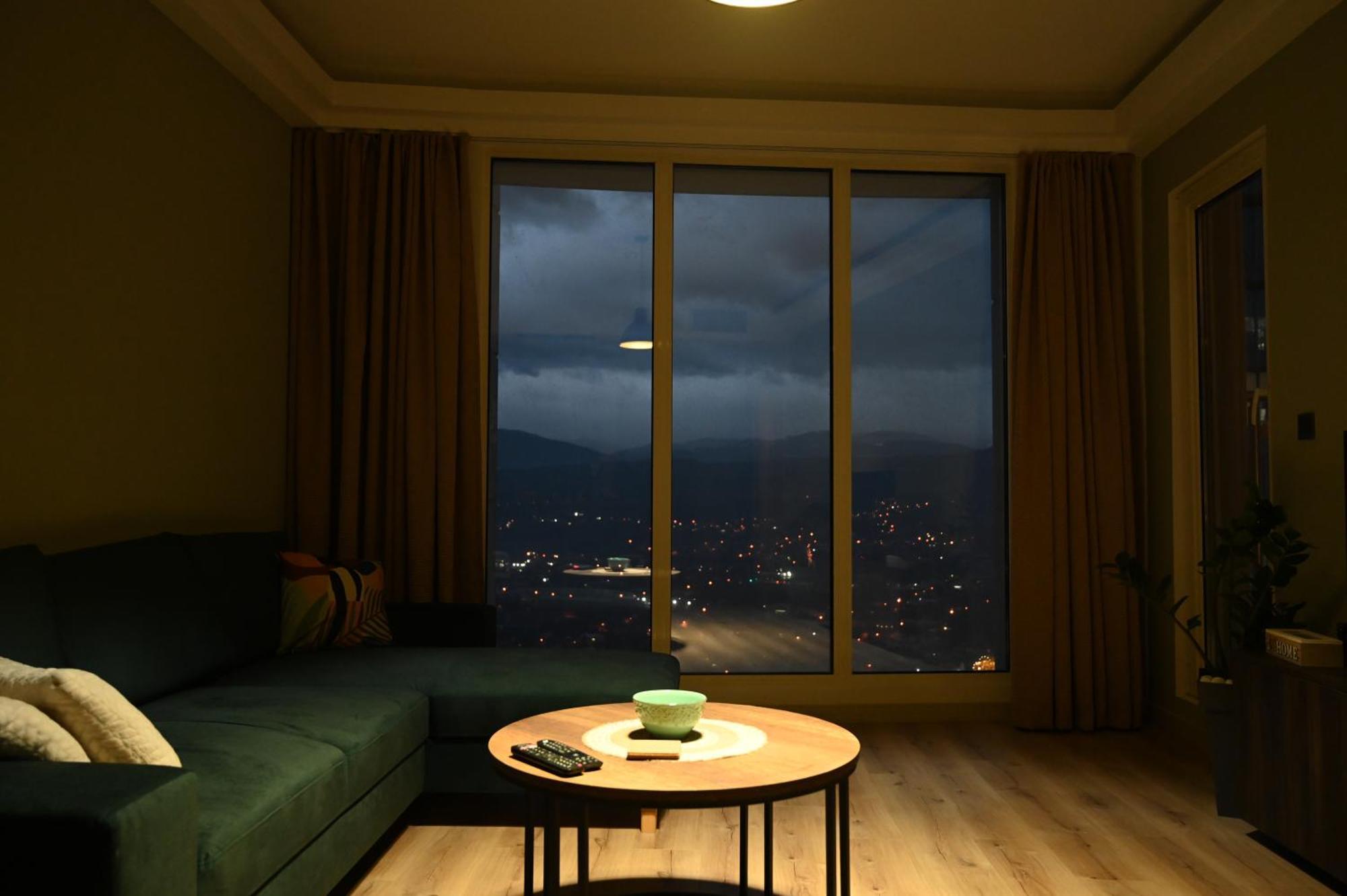 Ferienwohnung Skopje Sky Oasis Exterior foto